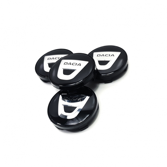 Set 4 capace jante aliaj roti Dacia negru [3]