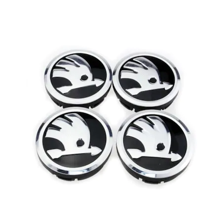 Set 4 Capace jante aliaj Skoda 60mm [3]