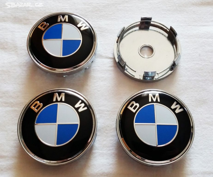 Set 4 Capace jante aliaj BMW 60mm albastru [2]