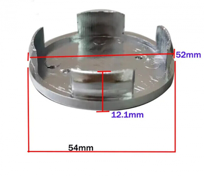 set 4 Capace jante aliaj Suzuki 54mm 43252-56K00 CZ1 99e0-61m75-cap [4]