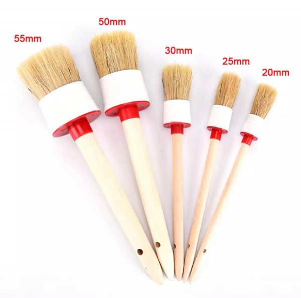 Set 5 perii pentru curatat interior auto [7]