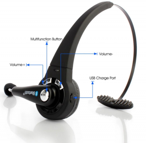 Cască de jocuri profesională Bluetooth fără fir universală pentru PS PC si telefoane inteligente [4]