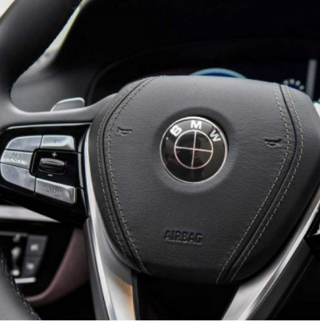 Emblema auto-adeziva BMW volan 45mm [2]