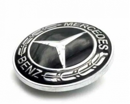 Emblema Mercedes Benz, montare capota, 57mm, A2048170616 [2]