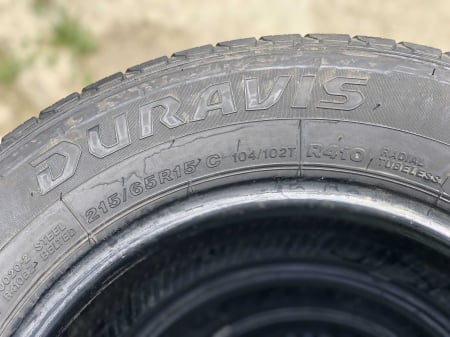 set 4 anvelope 215/65 R15C 104/102T sh vara Bridgestone 6.5mm cu garantie [4]