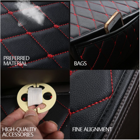 Set 3 huse scaun auto pentru sezut, piele ecologica [5]