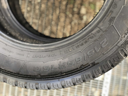 set 2 anvelope 215/65 R16C 106/104T sh vara Goodyear 7mm cu garantie [5]