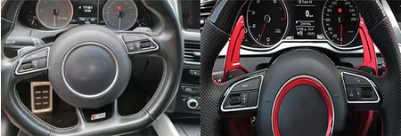 Set 2 padele volan pentru Audi, Shift Paddle, Audi A3 A4 A4L A5 A6 A7 A8 Q3 Q5 Q7 TT S3 R8 [6]