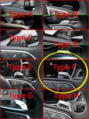 Set 2 padele volan pentru Audi, Shift Paddle rosu, Audi R8(2016-2017),RS3(2017) TT RS(2016-2017) [7]