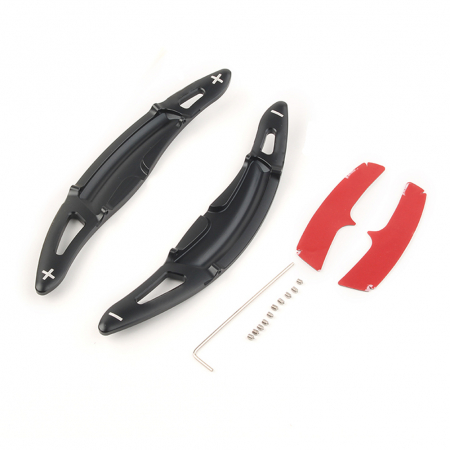 Set 2 padele volan pentru Porsche, Shift Paddle, Macan Cayenne 911 Carrera 991 Boxster/Cayman 718 Panamera 2016-2018 [2]