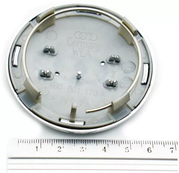 Set 4 capace jante aliaj roti Audi 69mm 4B0601170A [5]