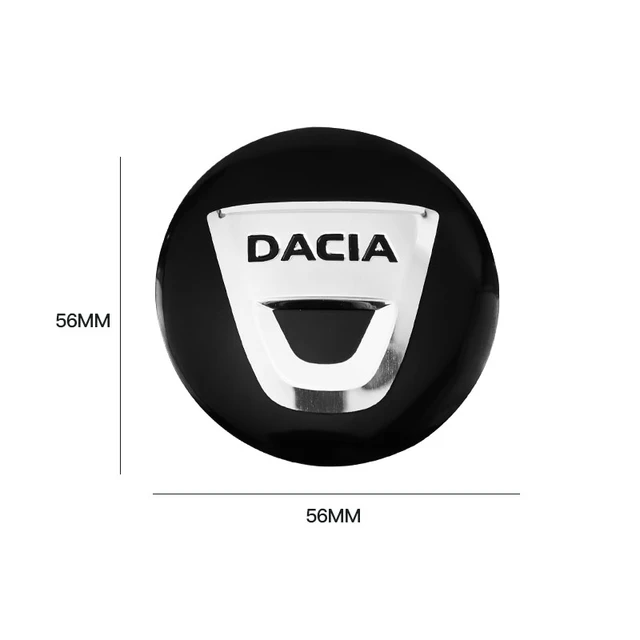 Set 4 capace jante aliaj roti Dacia negru [5]