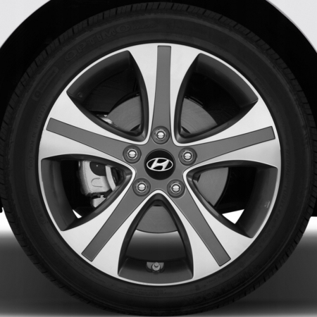 Set 4 capace jante aliaj roti Hyundai 61mm [3]