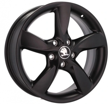 Set 4 Capace jante aliaj Skoda 56mm [8]