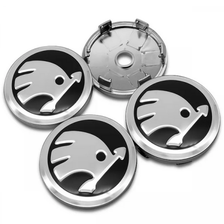 Set 4 Capace jante aliaj Skoda 60mm [3]