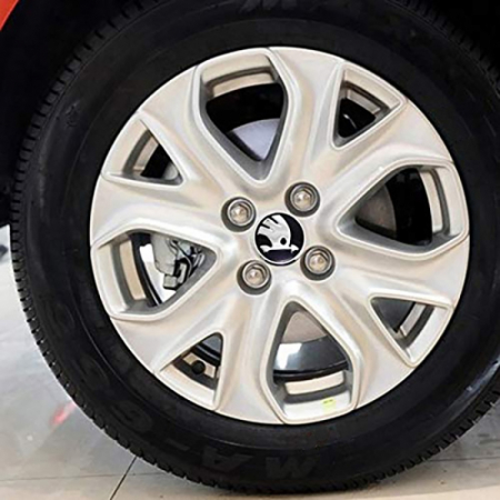Set 4 Capace jante aliaj Skoda 60mm [5]