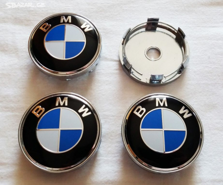 Set 4 Capace jante aliaj BMW 60mm albastru [1]