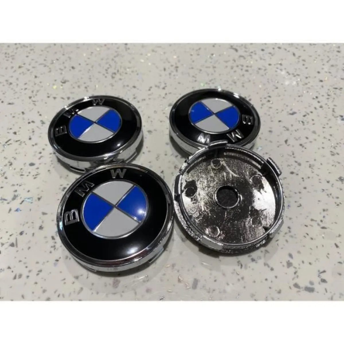 Set 4 Capace jante aliaj BMW 60mm albastru [2]