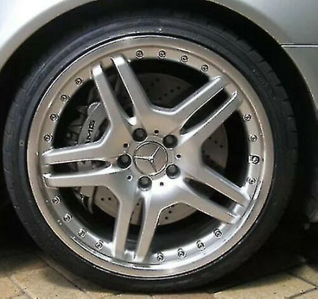set 4 Capace jante aliaj Mercedes Benz 75mm (inel prindere) [8]