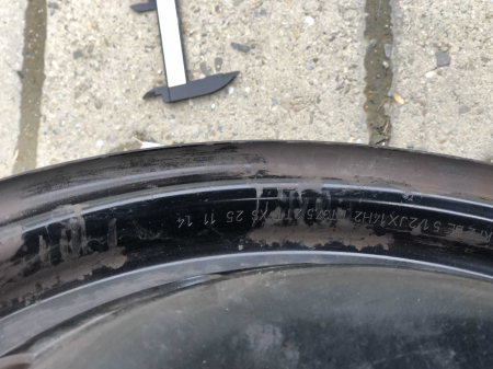Jante tabla Ford sh R14 ET37,5 4x108 5 1/2JX14H2 KBA43815 cu garantie [3]