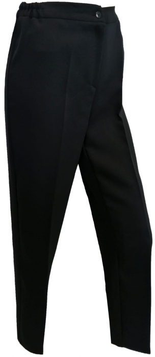 Pantaloni negri dama cu elastic in talie - P010 [3]