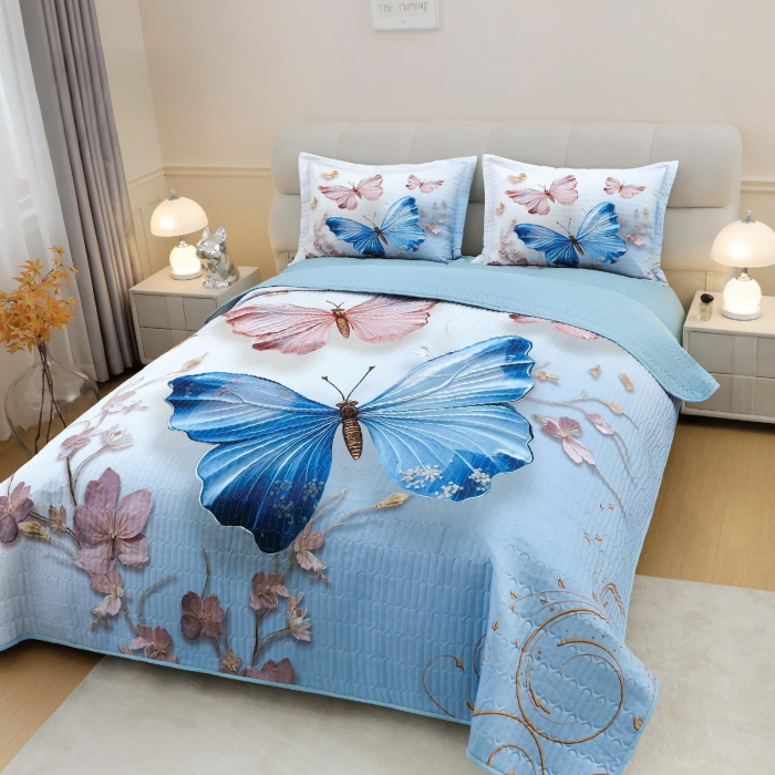 Cuvertura 3 Piese 5D - Fluturi De Sticla [1]