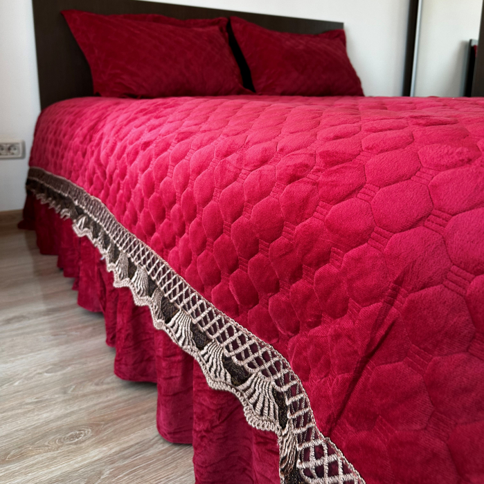 Cuvertura Catifea Premium UNI - Bordo [3]