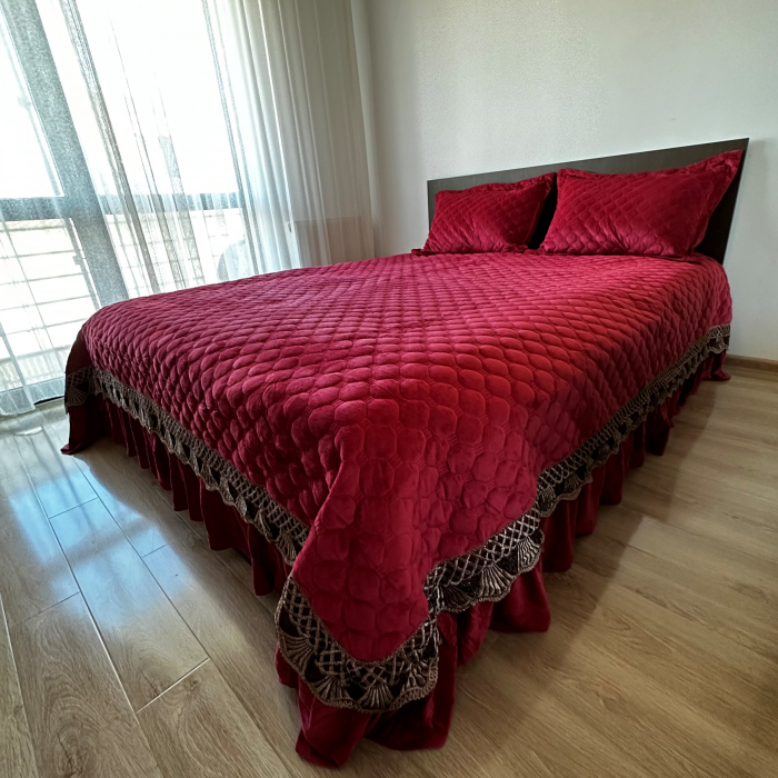 Cuvertura Catifea Premium UNI - Bordo [2]