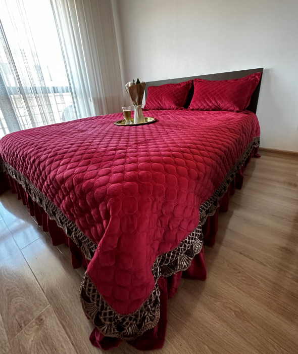 Cuvertura Catifea Premium UNI - Bordo [4]