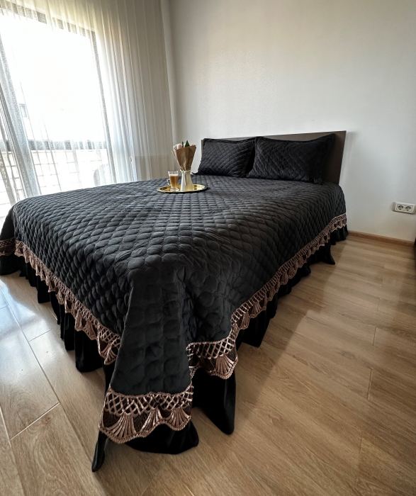 Cuvertura Catifea Premium UNI - Negru [6]