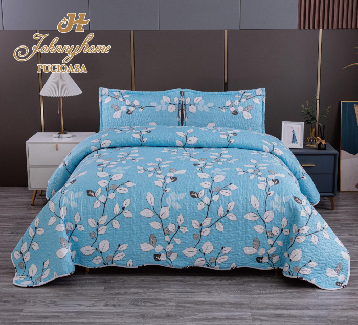 Cuvertura Din Bumbac Matlasat Cu 2 Fete - Bulinute [2]