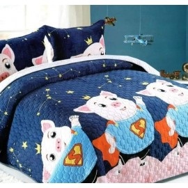 Set Cuvertura Din Catifea 3 Piese - Super Pig [2]