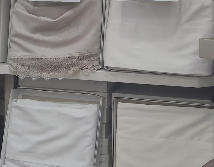 Fata De Masa Polycotton 160x320cm - Bej Dantela [1]