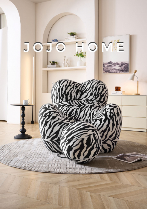 Fotoliu Modern Premium Cu Bila - Zona Mea De Relaxare - Zebra [4]