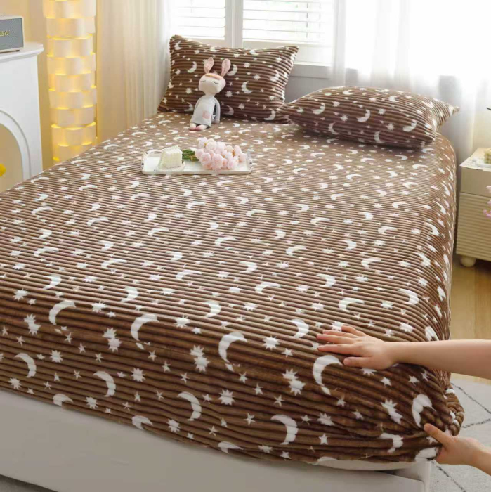 Husa Cocolino Model Gofrat Cu Stelute - Maro [14]