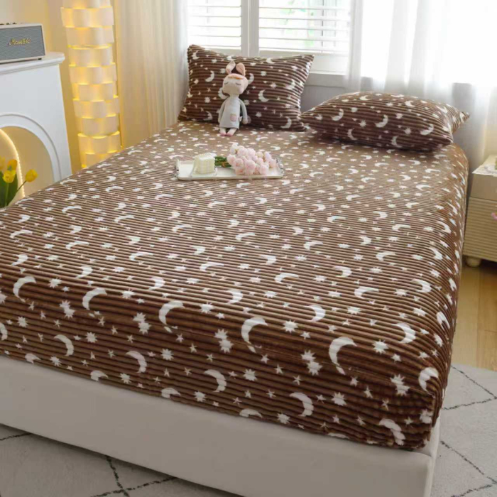 Husa Cocolino Model Gofrat Cu Stelute - Maro [13]