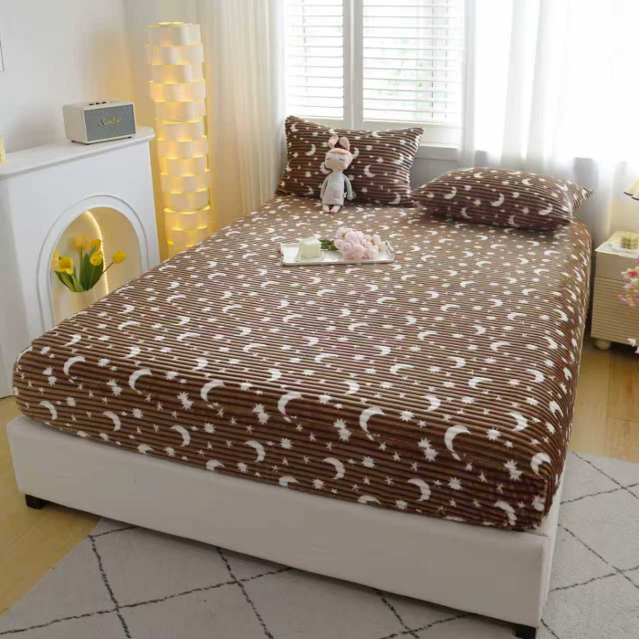 Husa Cocolino Model Gofrat Cu Stelute - Maro [16]