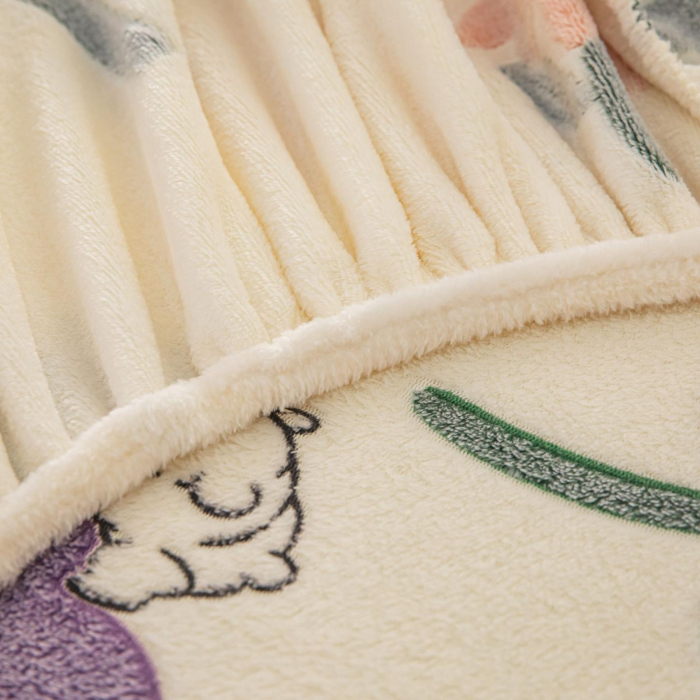 Husa cu Elastic si Fete de Perna Cocolino - Crem Cu Floricele [4]