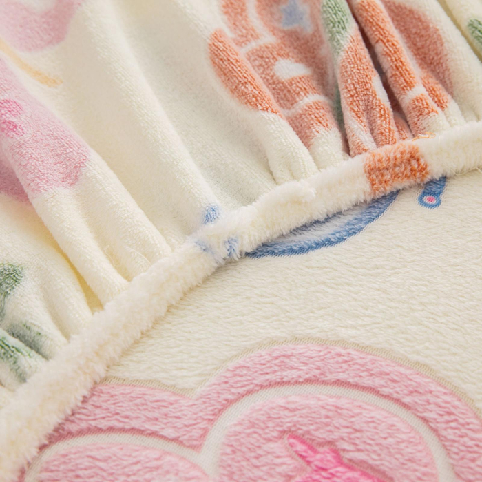 Husa cu Elastic si Fete de Perna Cocolino - Fluturasi Colorati [4]