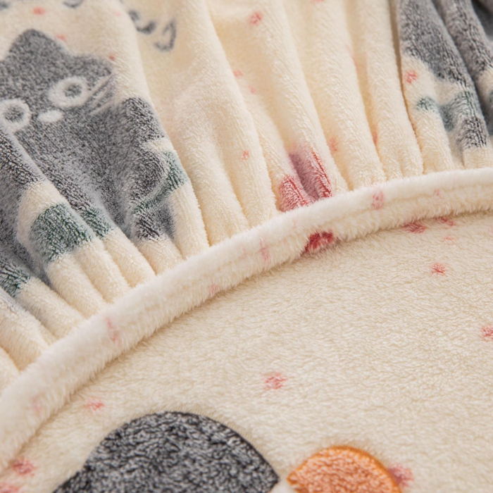 Husa cu Elastic si Fete de Perna Cocolino - Pisicute Si Inimioare [4]