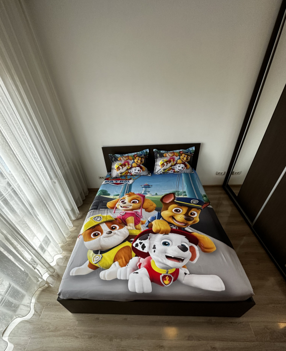 Husa cu Elastic si Fete de Perna Din Finet - Paw Patrol [6]