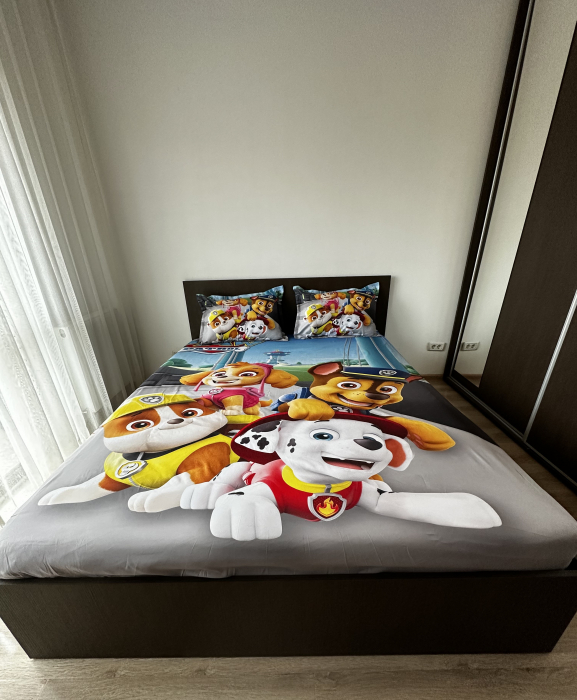 Husa cu Elastic si Fete de Perna Din Finet - Paw Patrol [5]