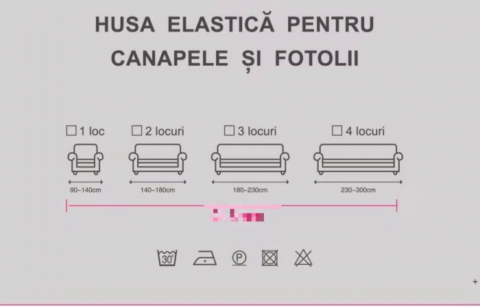 Husa Elastica Pentru Fotoliu/ Canapea/ Coltar - Bordo Cu Floricele [3]