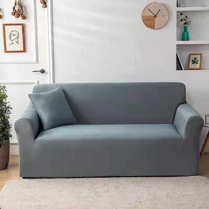 Husa Elastica Pentru Fotoliu/ Canapea/ Coltar - Gri Deschis - UNI [1]