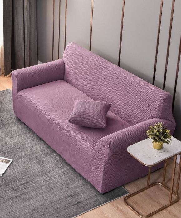Husa Elastica Pentru Fotoliu/ Canapea/ Coltar UNI Cocolino  - Lila [1]