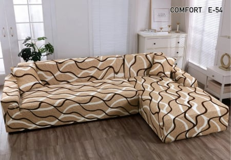 Husa Elastica Pentru Fotoliu/ Canapea/ Coltar - Waves [1]