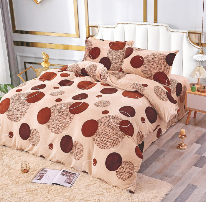 Lenjerie Cocolino 4 Piese Cu Elastic - Cerculete [1]