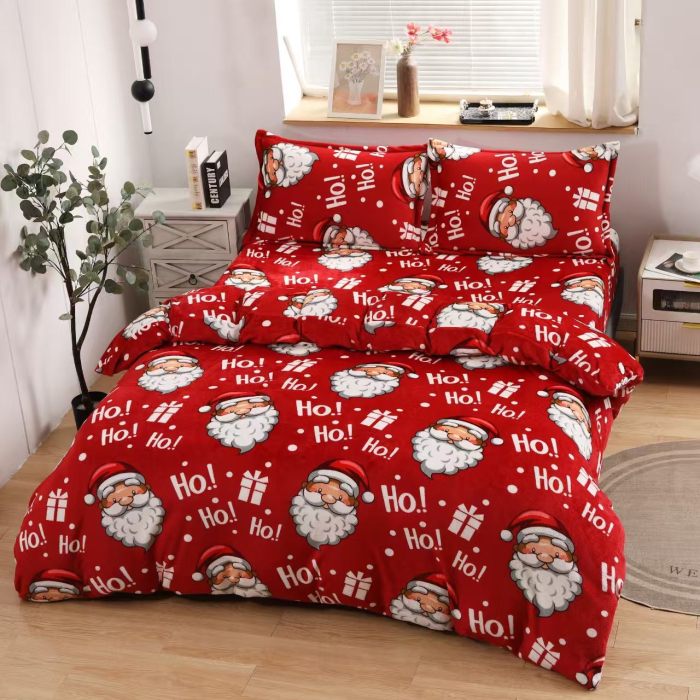 Lenjerie Cocolino 4 Piese Cu Elastic Craciun - Ho Ho Ho Santa Is Here [1]