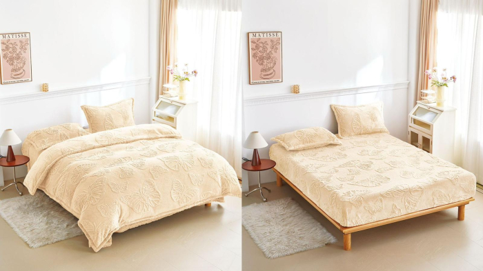 Lenjerie Cocolino 4 Piese Cu Elastic Cu Fluturi - Crem [1]