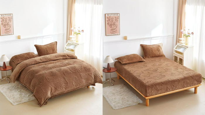 Lenjerie Cocolino 4 Piese Cu Elastic Cu Fluturi - Maro [1]
